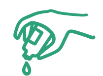 picto-creche-vert dechet alimentaire pomme