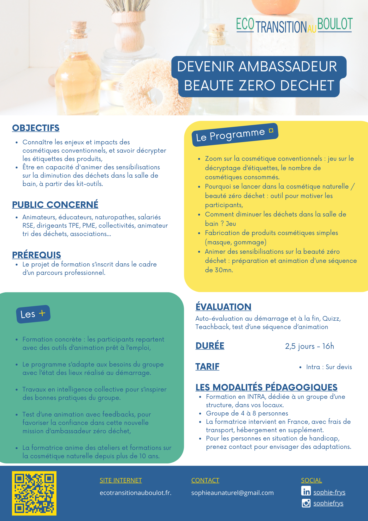 Ambassadeur beauté OK Formation ambassadeur beauté zéro déchet
