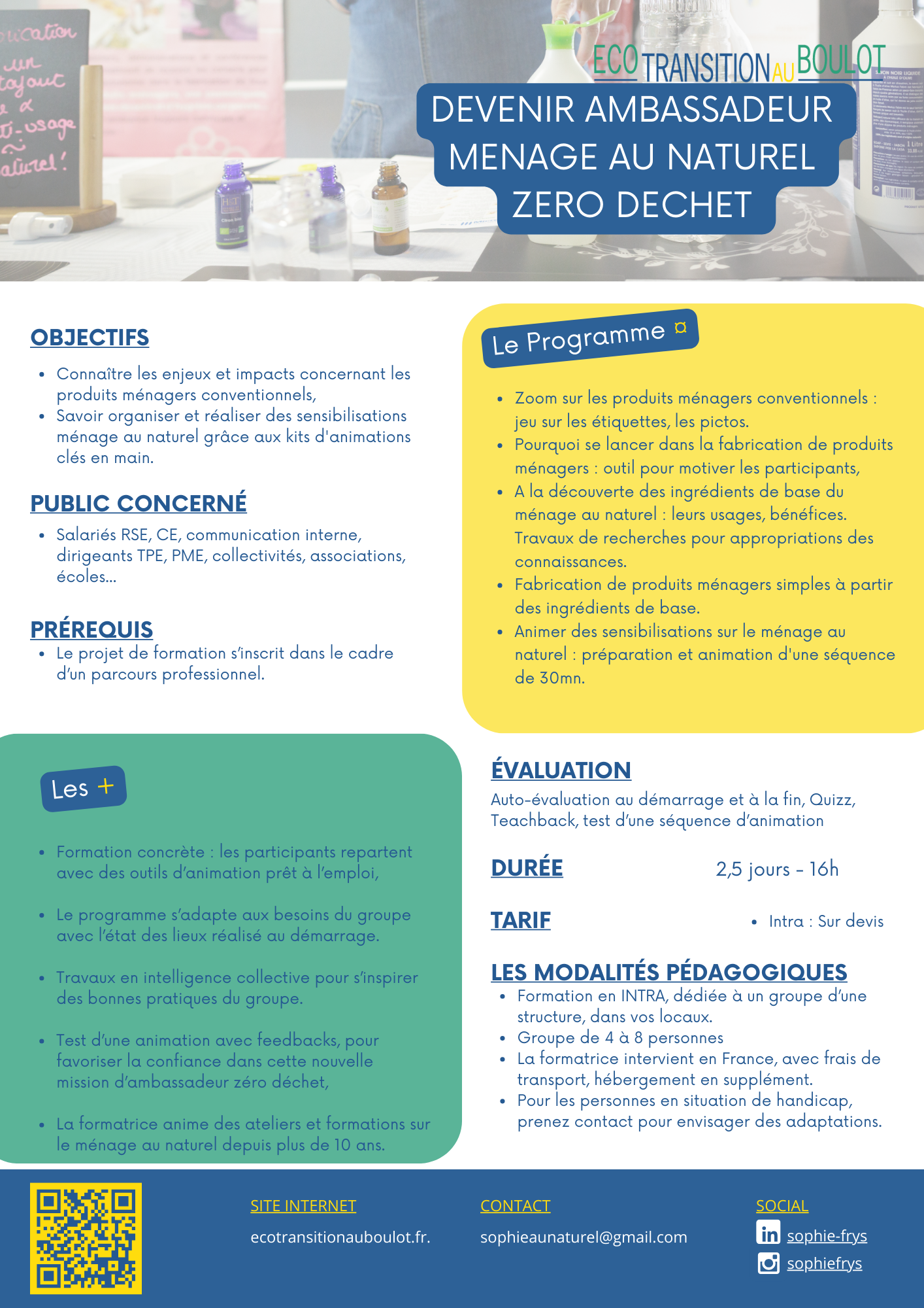 Ambassadeur ménage OK Fiche Ambassadeur ménage au naturel formation